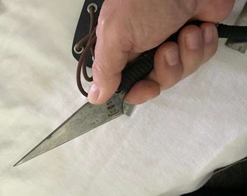 Kiridashi in 5160 handmade (black)