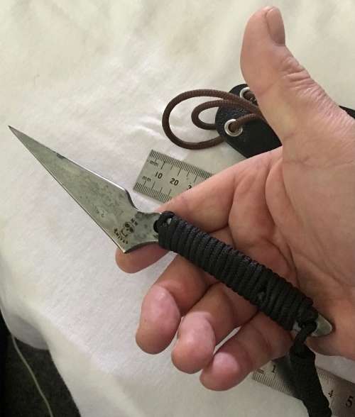 Kiridashi in 5160 handmade (black)