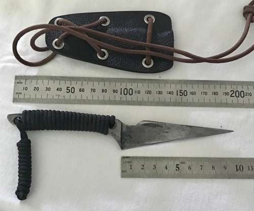 Kiridashi in 5160 handmade (black)