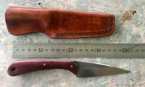 Utility EDC Knife Wharncliffe style handmade