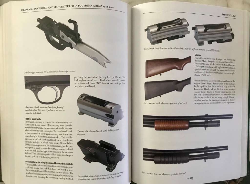 Firearms Developed and Manufactured in Southern Africa 1949-2000 first edition