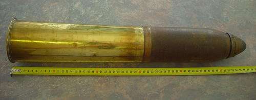 Great War  (1918) 18 Pounder Quick Fire Artillery Shrapnel Shell - Inert
