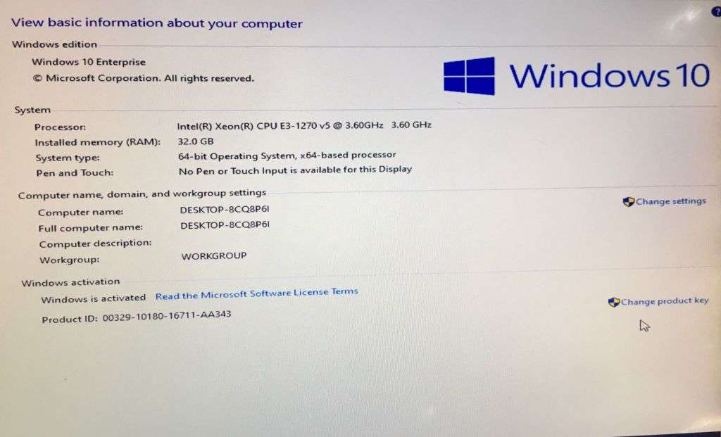 REFURBISHED - HP Z240 - INTEL XEON E3 1270 - 32GB RAM - NVIDIA QUADRO M4000