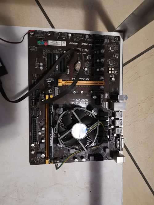 Crypto Mining Bundle!! Biostar 6GPU Board, CPU, Memory, Frame + Lots of optional extras!