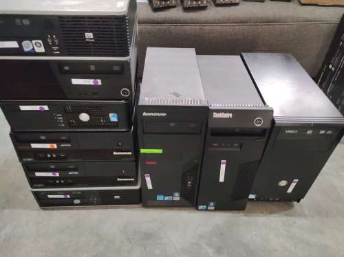 Massive Lot of PCs and Screens! 1 Bid Takes All!