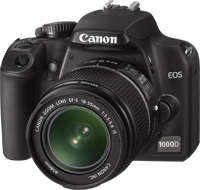 CANON 1000D SLR DIGITAL CAMERA WITH BAG