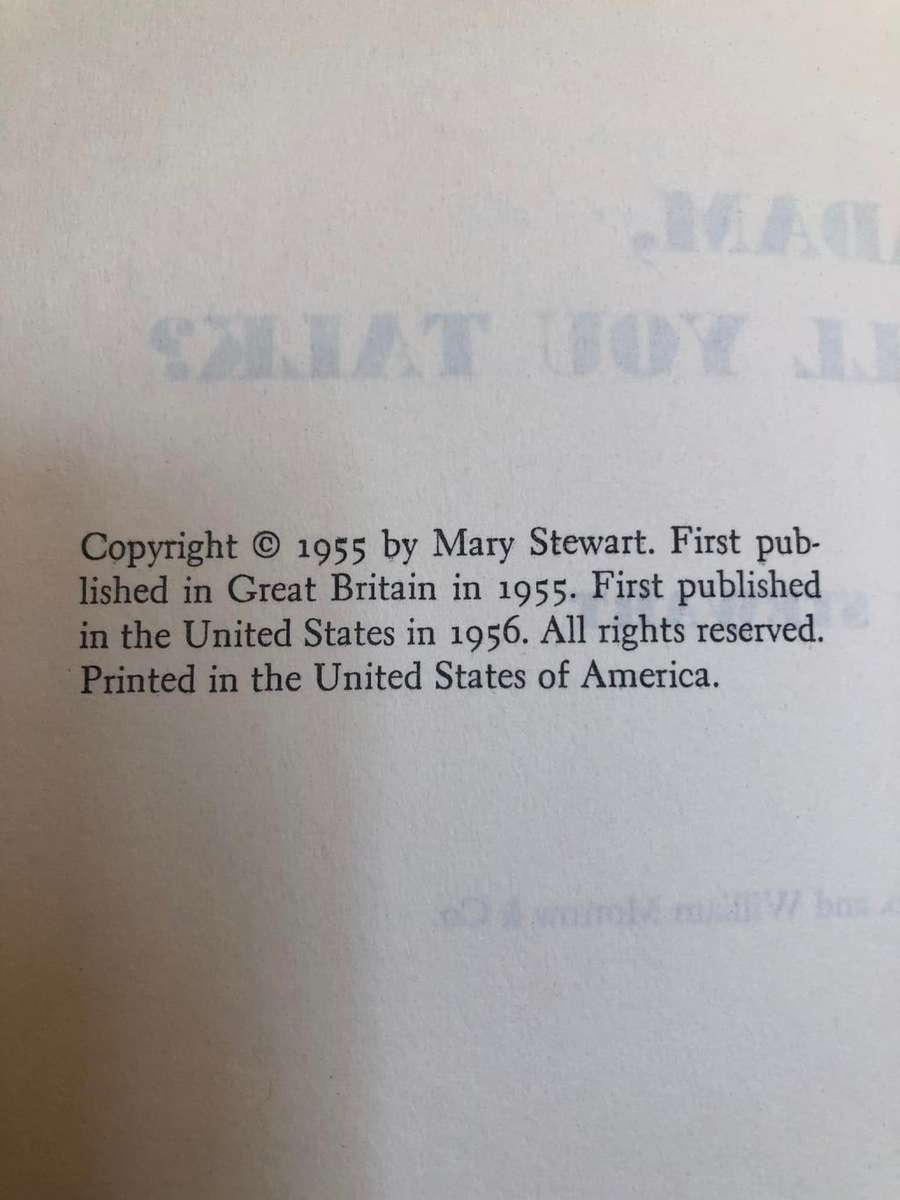 Madam will you talk? by Mary Stewart