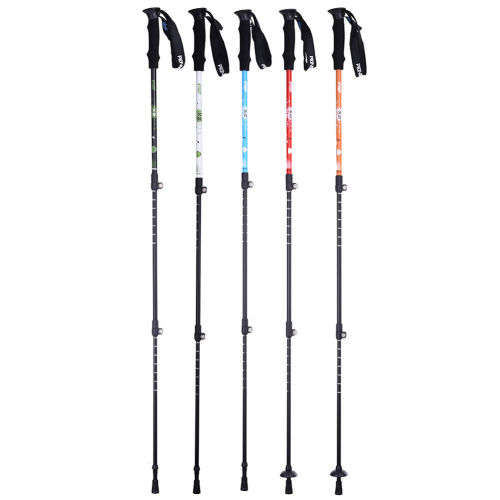 3-Section Carbon Telescopic Nordic Outdoor Walking Trekking Pole Hiking Stick