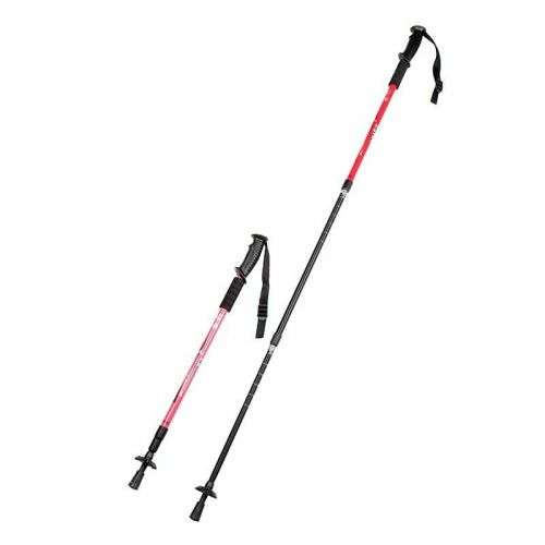 3-Section Carbon Telescopic Outdoor Walking Trekking Pole Hiking Stick