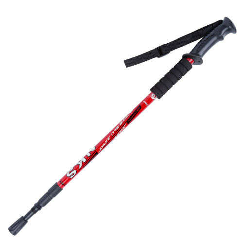 3-Section Carbon Telescopic Nordic Outdoor Walking Trekking Pole Hiking Stick