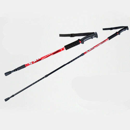3-Section Carbon Telescopic Nordic Outdoor Walking Trekking Pole Hiking Stick
