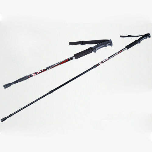 3-Section Carbon Telescopic Nordic Outdoor Walking Trekking Pole Hiking Stick