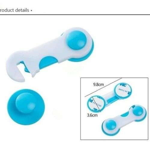 Multifunctional toddler baby cabinet wardrobe refrigerator door safety buckle