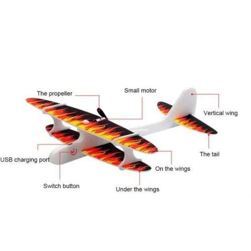 Hand Launch Airplane Outdoor Toy For Kids