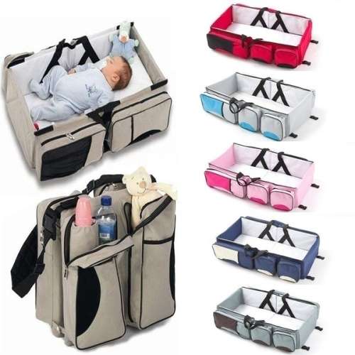 Multifunctional Folding Baby Bed Portable Baby Bag Large Capacity Mummy Bag Portable Traveling Bed