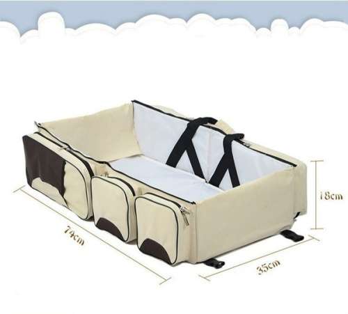 Multifunctional Folding Baby Bed Portable Baby Bag Large Capacity Mummy Bag Portable Traveling Bed