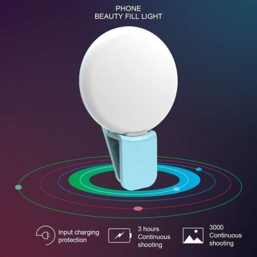 Selfie Flash Led Clip-on Mobile Phone Selfie Light Night Enhancing Fill Light