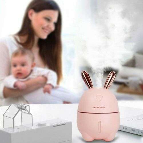 300ML Cute USB Mini Air Humidifier Essential Ultrasonic Oil Diffuser Portable