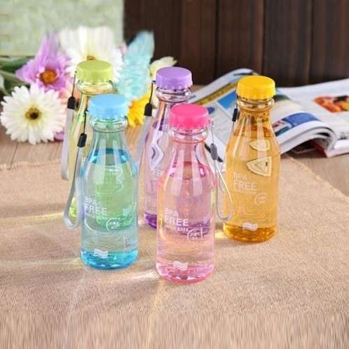 Portable Unbreakable Outdoor Sports Water Bottle Simple Travel Leak-proof Cycling Camping Water Cup