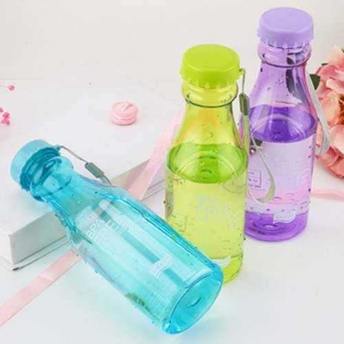 Portable Unbreakable Outdoor Sports Water Bottle Simple Travel Leak-proof Cycling Camping Water Cup