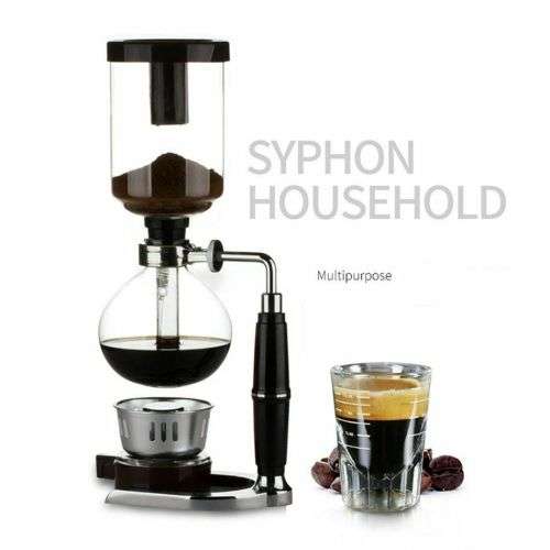 Syphon Pots Coffee Kettle Glass Maker Tea Siphon Pot Vacuum Machine
