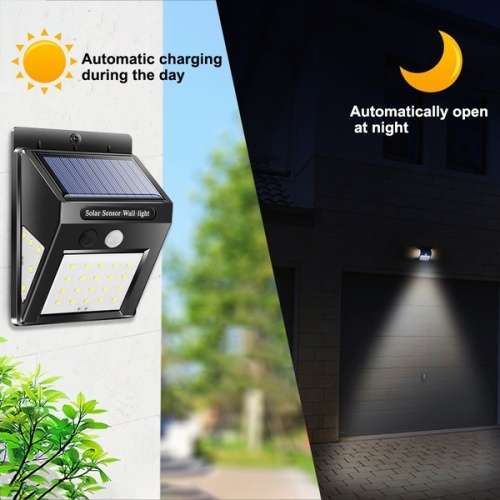 LED solar lamp outdoor solar lamp with PIR motion sensor solar