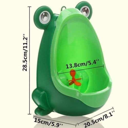 Cute Frog Potty Toilet Training Kids Wall-mounted Urinal For Boy Pee Trainer 