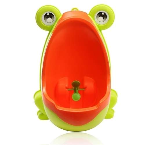 Cute Frog Potty Toilet Training Kids Wall-mounted Urinal For Boy Pee Trainer 