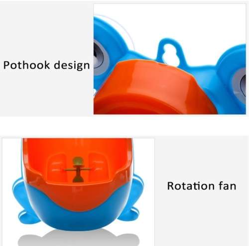 Cute Frog Potty Toilet Training Kids Wall-mounted Urinal For Boy Pee Trainer 