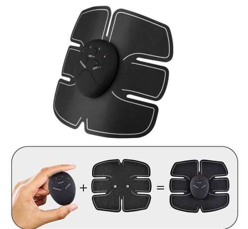 6Pcs/Set Smart Electrical Body Shape HomeTrainer ABS Abdomen Muscle StimulatorTraining Belt Massager