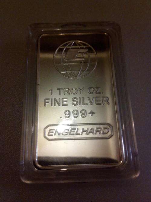 pure silver Evenhard silver bar