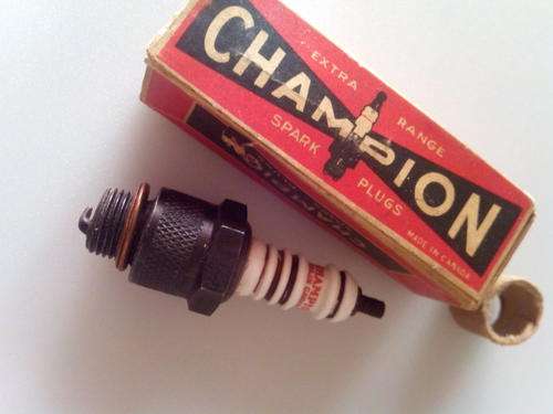 collectable  champion spark plug from the 1940
