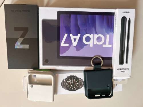 Samsung Flip Z3 + Watch + Tab