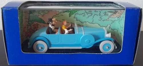 TINTIN 1930 LINCOLN TORPEDO GRAND SPORT !! LES CIGARES DU PHARAON ! #5 of 70! + Original Box ! HERGE