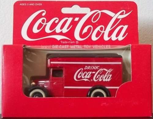 Lledo COCA-COLA COLLECTIBLES 1935 DENNIS DELIVERY VAN !! RARE ! + Original Box ! COKE
