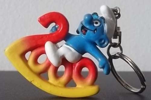 Original MILLENIUM PROMOTIONAL BABY SMURF ! RARE ! HIGH VALUE ! Smurfs! EXCELLENT ! PROMO