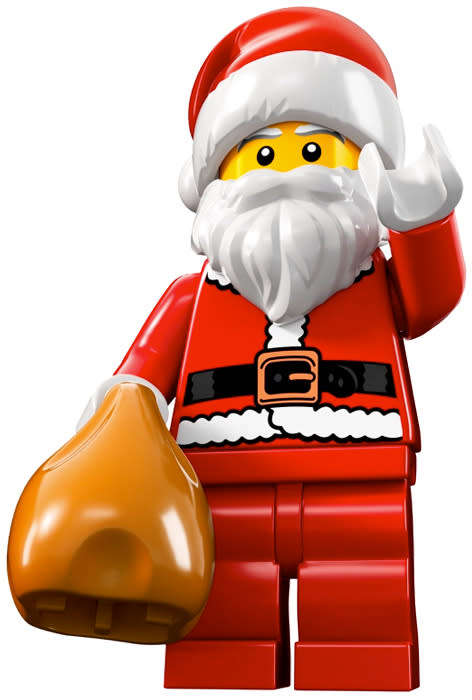 LEGO SANTA CLAUS (Number 10 of 16) SERIES 8 Minifigure !! Sealed In Unopened Packet !!