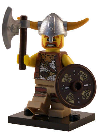 LEGO VIKING (Number 6 of 16) SERIES 4 Minifigure !! Sealed In Unopened Packet !!