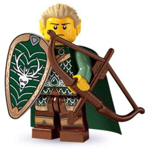 LEGO ELF (Number 9 of 16) SERIES 3 Minifigure !! RARE !! Sealed In Unopened Packet !!