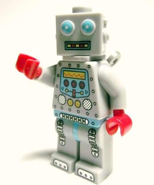 LEGO CLOCKWORK ROBOT (Number 7 of 16) SERIES 6 Minifigure !! RARE !! Sealed In Unopened Packet !!