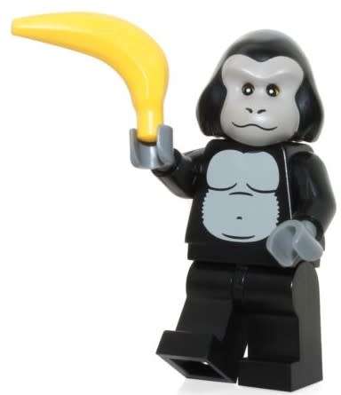 LEGO GORILLA SUIT (Number 12 of 16) SERIES 3 Minifigure !! RARE !! Sealed In Unopened Packet !!