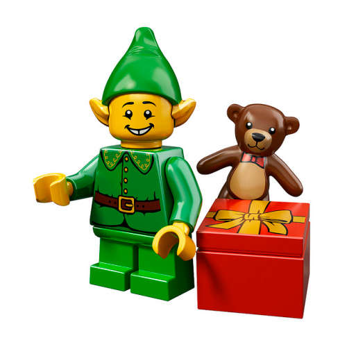 LEGO HOLIDAY ELF (Number 7 of 16) SERIES 11 Minifigure !! Sealed In Unopened Packet !!