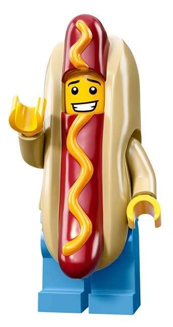 LEGO HOT DOG MAN  (Number 14 of 16) SERIES 13 Minifigure !! Sealed In Unopened Packet !!