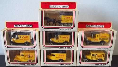 Lledo COCA-COLA  SET OF 7 VEHICLES !! RARE COLLECTIBLES ! + Original Boxes ! EXCELLENT ! Coke