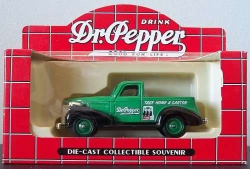 Lledo DR. PEPPER 1928 CHEVY PICK UP ! RARE COLLECTIBLE ! MINT + Original Box !