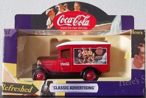 Lledo COCA-COLA 1928 CHEVROLET VAN !! RARE COLLECTIBLE + Original Box ! EXCELLENT ! Coke