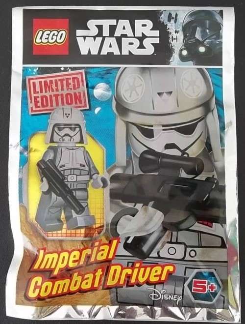 LEGO SPECIAL LIMITED EDITION IMPERIAL COMBAT DRIVER MINIFIGURE ! 911721 STAR WARS RARE PROMO POLYBAG