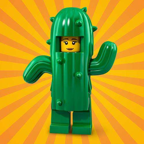 LEGO CACTUS GIRL (Number 11 of 17) SERIES 18 Minifigure !! Sealed In Unopened Packet !!