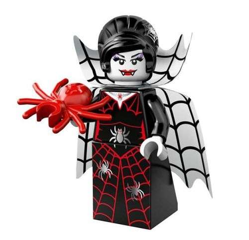 LEGO SPIDER LADY (Number 16 of 16) SERIES 14 Minifigure ! MONSTERS ! RARE ! Sealed Unopened Packet !
