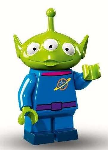 LEGO TOY STORY ALIEN (Number 2 of 18) DISNEY SERIES Minifigure !! RARE ! Sealed In Unopened Packet !